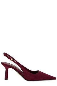 Prada Pointed Toe Slingback Pumps