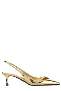 Prada Pointed-Toe Slingback Pumps