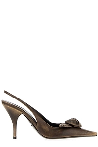 Prada Pointed-Toe Slingback Pumps