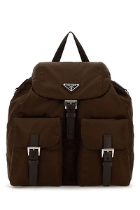 Prada Re-Nylon Triangle-Logo Backpack