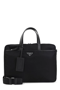 Prada Re-Nylon Zipped Briefcase
