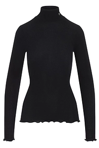Prada Ribbed Turtleneck Knitted Top