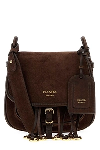 Prada Ring-Tassel Flap Shoulder Bag