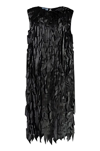 Prada Sablé Crewneck Sleeveless Dress