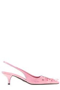 Prada Satin Slingback Pumps