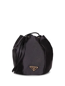 Prada Satin Mini Bucket Bag