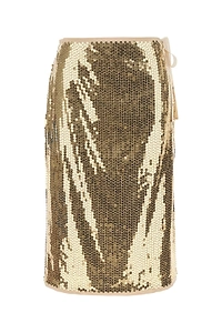 Prada Sequinned Midi Skirt