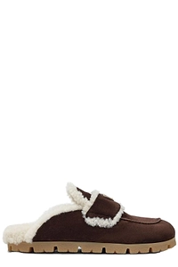 Prada Triangle-Logo Mules