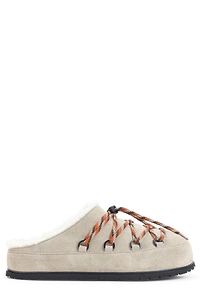 Prada Lace-Up Mules