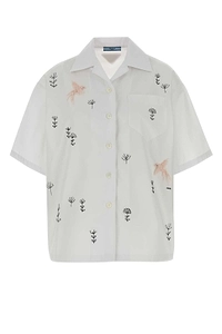 Prada Short-Sleeved Button-Up Shirt