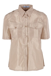 Prada Short-Sleeved Button-Up Shirt
