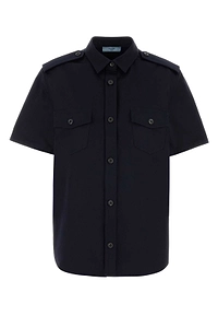 Prada Short-Sleeved Buttoned Shirt