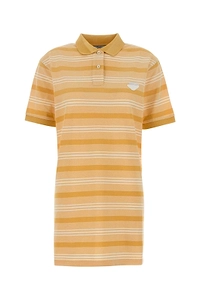 Prada Short-Sleeved Striped Dress
