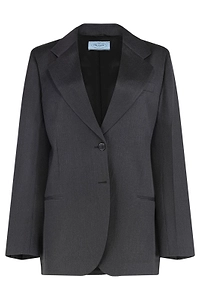 Prada Single-Breasted Tailored Blazer