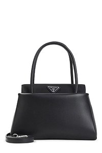 Prada Triangle-Logo Tote Bag