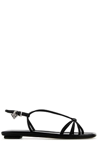 Prada Square-Toe Sandals