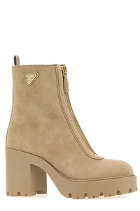 Prada Stride Flow Platform Ankle Boots
