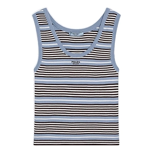 Prada Striped Knitted Vest