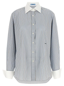 Prada Striped Poplin Shirt