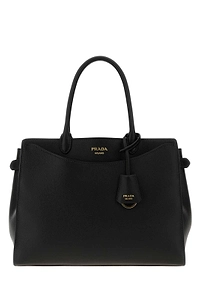 Prada Structured Leather Tote Bag