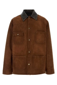Prada Long-Sleeved Button-Up Overshirt