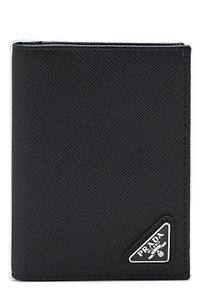 Prada Triangle-Logo Bi-Fold Wallet