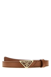 Prada Triangle-Logo Buckle-Fastened Belt