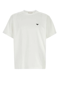Prada Triangle-Logo Crewneck T-Shirt