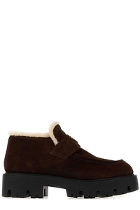 Prada Triangle-Logo Loafers