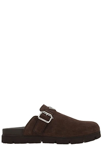 Prada Triangle-Logo Mules