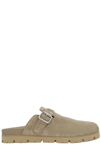 Prada Triangle-Logo Mules