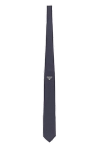 Prada Triangle-Logo Pointed--Tip Tie