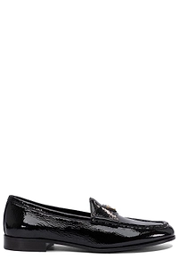 Prada Triangle-Logo Round-Toe Loafers