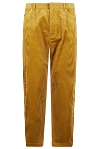 Prada Triangle-Logo Tapered-Leg Trousers