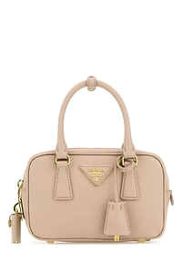 Prada Triangle-Logo Zipped Tote Bag