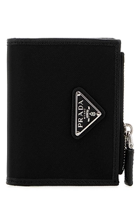 Prada Triangle-Logo Zipped Wallet