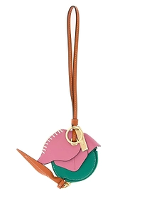 Prada Trick Pelle Zip Coin Keyring