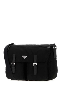 Prada Vela Buckled Messenger Bag