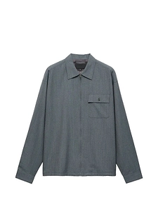 Prada Zip-Front Shirt