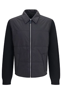 Prada Zip-Up Knitted Cardigan