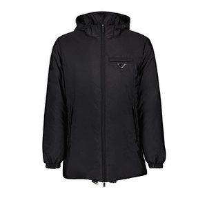 Prada Zipped Hooded Padded Jacket