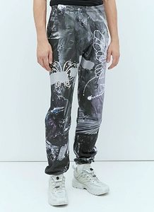 Praying Garbage Graphic Track Pants
