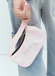 Praying Victim Logo Shoulder Bag