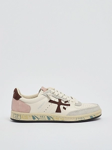 Premiata Perforated Logo Low-Top Sneakers