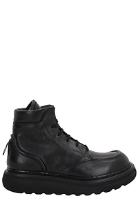 Premiata Round Toe Lace-Up Boots