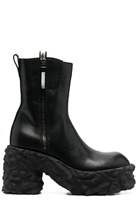 Premiata Textured Sole Ankle Boots