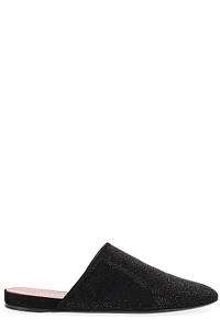 Premiata Textured Pointed-Toe Flat Mules