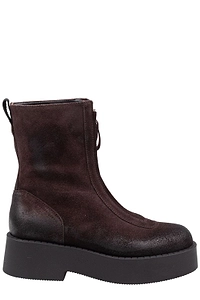 Premiata Zip-Detailed Platfrom Ankle Boots