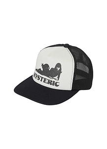 Black Cat Woman Mesh Cap