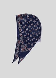 Paisley Silk Hoody Scarf